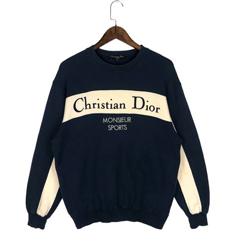 dior sweatshirt blue|Dior sweatshirt vintage.